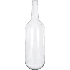 1,5 litro talpos skaidrūs buteliai 