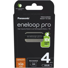 eneloop pro aaa 930mah 4 vnt.