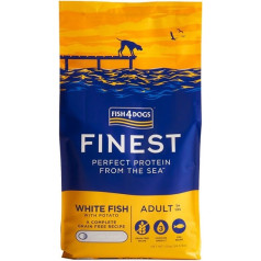 Fish4dogs finest ocean su balta žuvimi suaugusiems 12kg