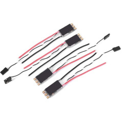 RC bešepetėlinis ESC, 30A - S 2-6S bešepetėlinis ESC keičiamoji dalis, tinkanti daugiakopteriui kvadrokopteriui (juoda)