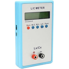 LC200A L/C Induktivität Kapazität Meter Digitale Brücke LCR Tisch Blau LCD ekranas Induktivität Kapazität Rankinis matuoklis