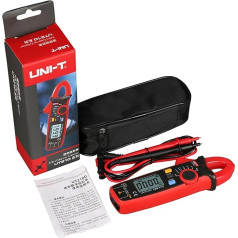 TIEOAXFT UT210 Serie Clamp Meter Skaitmeninis multimetras DC/AC Strom True RMS Zange Amperemeter Hohe Präzision Ohm Spannung Tester (UT210E AC DC 100A)