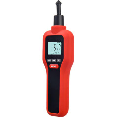 MiBoce 2 in 1 Kontakt- Und Nichtkontaktstachometer, Tragbarer Digitaler Drehzahlmesser Mit Hintergrundbeleleuchtung, Genauigkeit 0,02%± 2, Protokollierung Max/min/avg, Für Motorische Elektrische Lüfter
