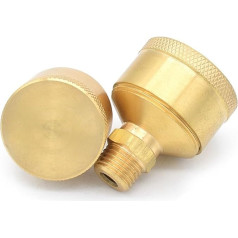 YLQUXEUV Žalvarinis alyvos taurės alyvos taurės varžtinis dangtelis Hit & Miss Dujų garo traktoriaus kuro varikliai Elektroninis starteris 1.5ml 6ml 12ml 18ml 25ml 50ml talpa (M10x1 1.5ml)