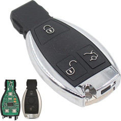 Nuotolinio valdymo raktas 433 MHz, skirtas W169 W245 W203 W204 CLK W208 W209 W219 W210 W211 W212 W463 GL X164 W164 W251 W220 W220 W222 1 SL R2 30 SLK R171 Sprinter W906 Viano Vito W639