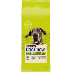 Purina dog chow adult large breed - sausas maistas šunims - 14kg