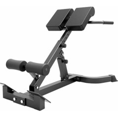 Hyperextension mašina - sulankstomas, reguliuojamas nugaros pratęsimo suoliukas namams, sporto salei, fitnesui