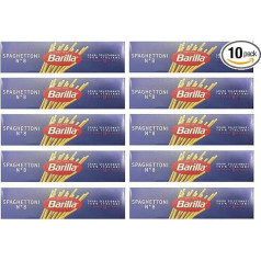 Makaronai Barilla Spaghettoni Nr. 8 Itališki makaronai 500 g spagečių Pakuotė 10 vnt.