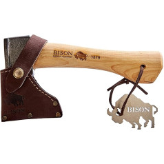 Bizonų kirvis Trekingo kirvis Natūralus