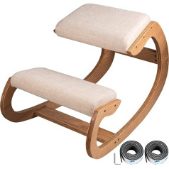 Ukiki Ergonominė taburetė Reguliuojama taburetė Ergonominė pagalvėlė Patogus rašomasis stalas namams formuoti ir stresui mažinti Ergonominė kėdė Kelio taburetė