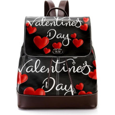 Asmeniniai mokykliniai krepšiai knygų krepšiai paaugliams Happy Valentine's Day Love, įvairiaspalviai, 27x12.3x32cm, kuprinės kuprinės