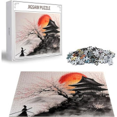 Dėlionė 1000 dalių Japonija Dėlionė suaugusiems, dideli dėlionės kilimėliai, medinė dėlionė suaugusiems ir vaikams nuo 12 metų Medinė dėlionė Kraštovaizdžio įgūdžių žaidimas visai šeimai, dovanos D-417