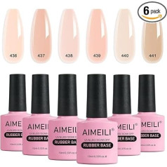 AIMEILI Guminis gelinis pagrindo rinkinys 6 dalių guminis pagrindo sluoksnis 