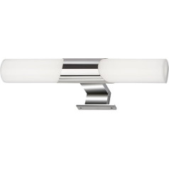 BRILONER Leuchten 2113-018 LED vonios kambario veidrodinė lemputė IP44 neutralios baltos šviesos spalvos 7 W chromo 32 cm