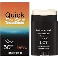 Cica Sonnenstick SPF50+ 50g, Hoher UV-Schutz mit Tigerkraut-Extrakt, Leicht & Nicht Fettend, Für sensible Haut und Gesicht, Dermatologisch Getestet