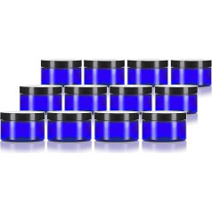Kobalto mėlyna 4 oz PET (be BPA) plastikinis indelis iš JUVITUS