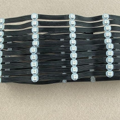 100 Stück/Schnur DC5 V APA102C-5050 vollfarbiges, adressierbares LED-Pixel-Licht; 5 cm/10 cm/15 cm/20 cm Drahtabstand; mit complett schwarzem Draht (15 cm Drahtabstand)