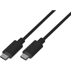 Kabelis ca-cmcm-10cu-0010-bk (usb type c - usb type c ; 1m; juoda spalva)