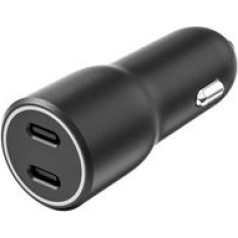 Automobilinis įkroviklis 2xusb c 45w pd