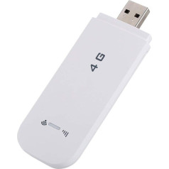 ASHATA LTE LTE Surfstick USB Surf Stick, nešiojamasis didelės spartos USB Dongle 4G modemas kišeninis WiFi maršrutizatorius, 4G LTE tinklo adapteris USB Stick FDD B1/B3 Band Mobile Hotspot su SD / TF kortelės lizdu