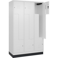 C + P Möbelsysteme C + P Z-Locker Classic Plus 3 skyrių spintelė 