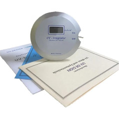 UVB-šviesos, UV-150 UV-integratorius UV-metras-teesteris, UV250-410nm 0~5000mW/cm2 0~99999999mJ/cm2, šviesos nustatymas (UV-150)