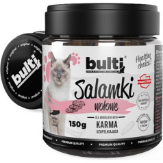 Bult i jautienos salamis skanėstas katėms 150g