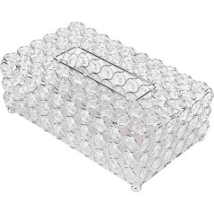 Nikou Crystal Crystal audinių dėžutė Audinių dėžutė Biuro stalo aksesuarai Audinių dėžutės laikiklis Vestuvių dekoracijos