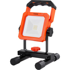 NOVA LED 9W, nešiojamas prožektorius su įkraunama baterija, 700lm, IP54, 4000K, 1800mAh