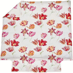 Blanc des Vosges Tulip Mania antklodės užvalkalas 260 x 240 cm Satinas, 100 % medvilnė, fuksija