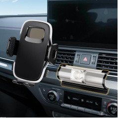 PANPHEN Telefonhalter mit individueller unabhängiger Basis, passend für Autotelefonhalter von Audi Q5 Zubehör von 2018 bis 2022, passend für Freisprecheinrichtung von 4,7-7 Zoll Telefonen