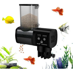 Automatinis akvariumo maisto dozatorius, 500 ml talpos, kasdienio maitinimo reikmenys, 6,3 x 2,76 x 4,02 colių, idealiai tinka tvenkiniui, namams, kelionėms, pradedantiesiems, entuziastams
